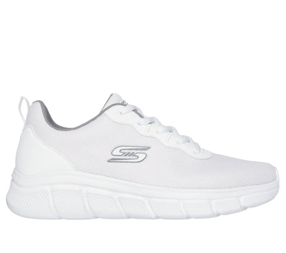 Scarpe skechers bobs b flex - icy edge - 118109-w bianco