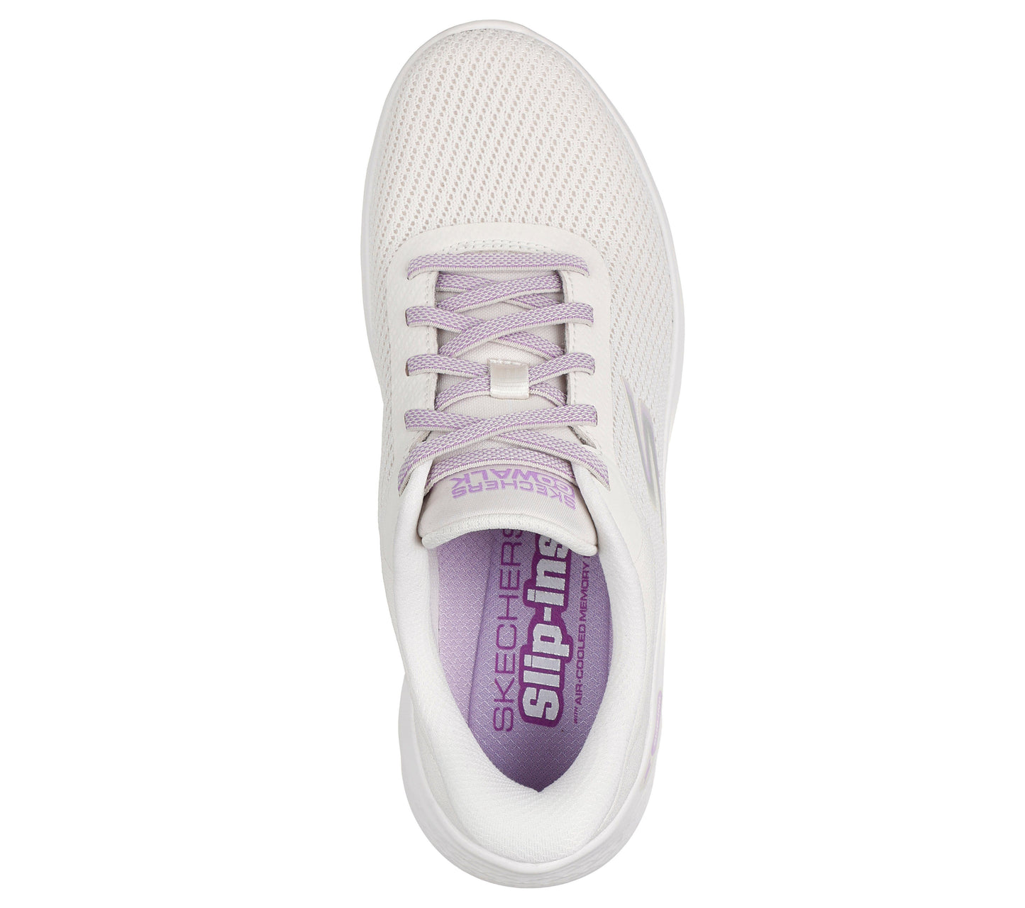 Scarpe skechers go walk flex - carla - 125516-ofwt bianco OFFWHITE