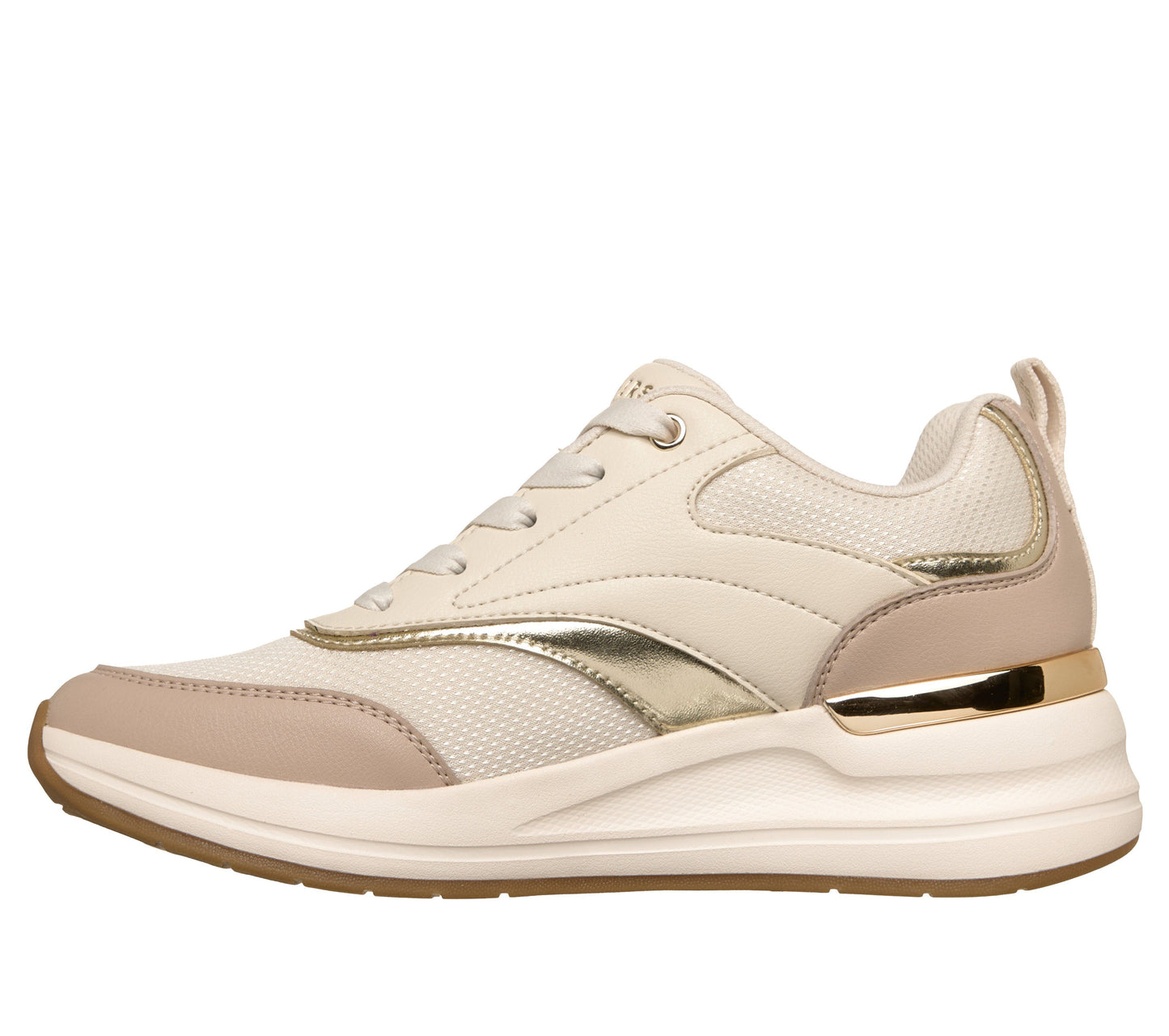 Scarpe skechers billion 2 - monroe - 177342-ntgd beige oro