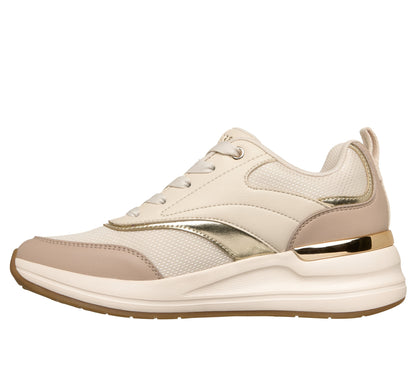Scarpe skechers billion 2 - monroe - 177342-ntgd beige oro