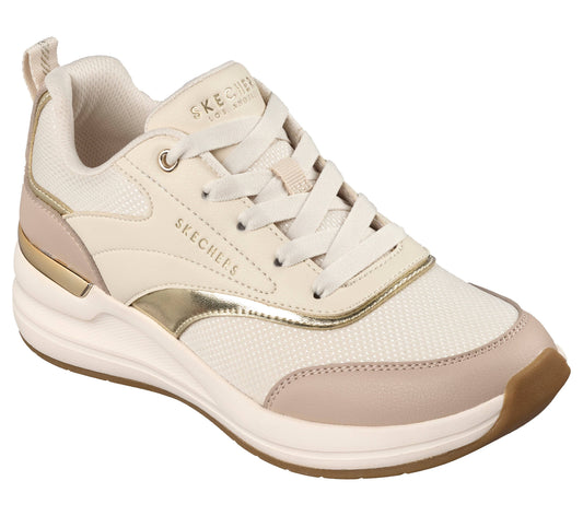 Scarpe skechers billion 2 - monroe - 177342-ntgd beige oro