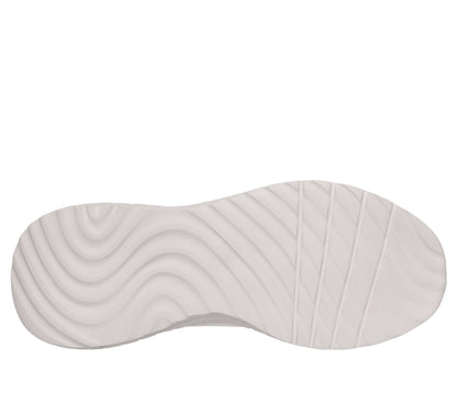 Scarpe skechers bobs squad chaos - solid step - 118312-ofwt bianco sporco