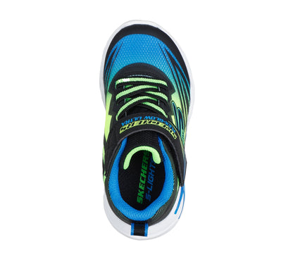 Scarpe skechers s lights-flex-glow ultra - 400139n-bblm nero lime