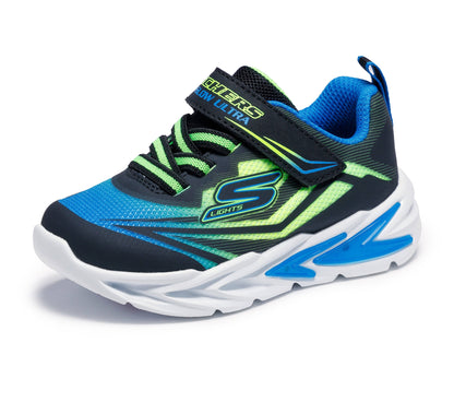 Scarpe skechers s lights-flex-glow ultra - 400139n-bblm nero lime