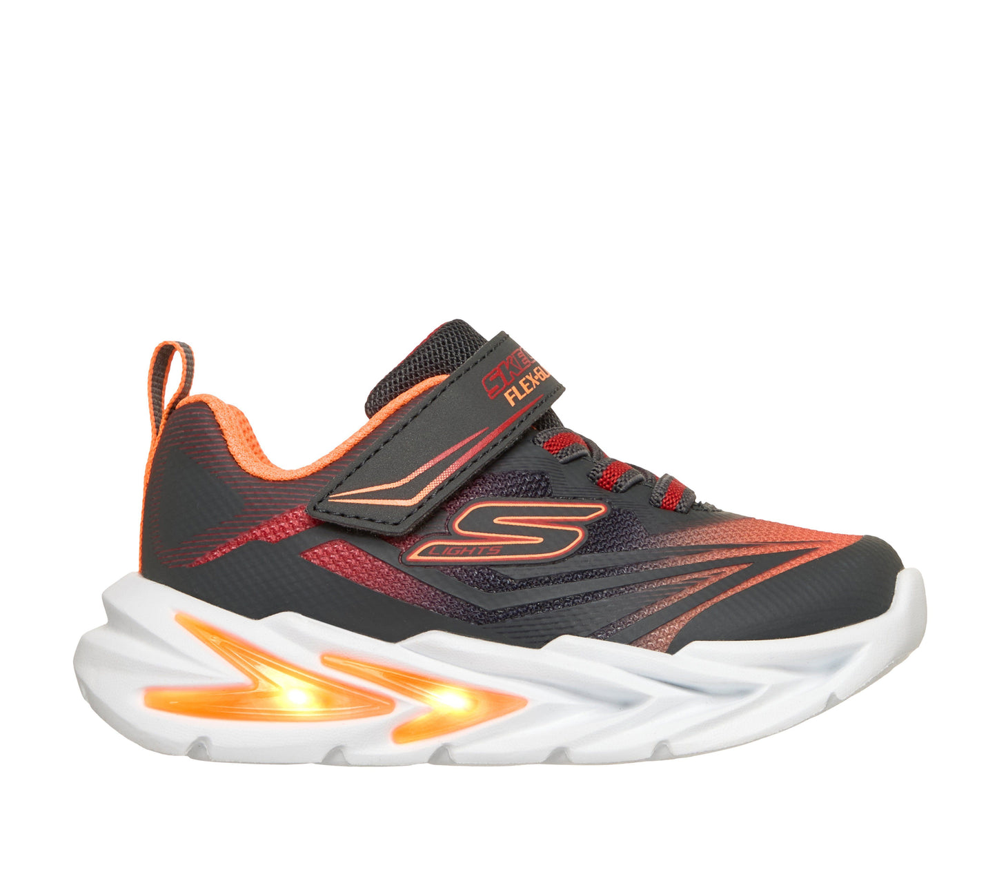 Scarpe skechers s lights-flex-glow ultra - 400139n-ccrd grigio rosso