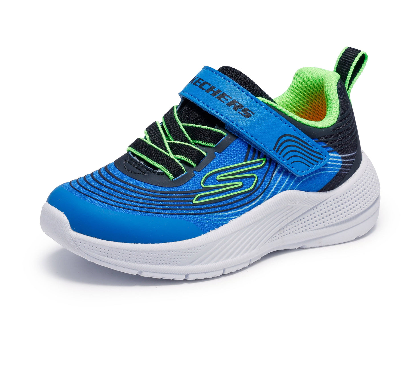 Scarpe skechers microspec advance - 403926n-bllm blu lime