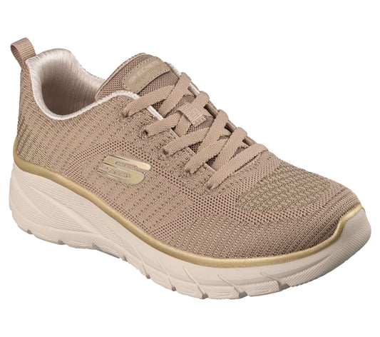 Scarpe skechers fashion fit 2.0 - moonlight glo - 150384-tpgd taupe oro