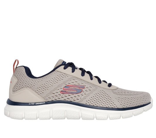 Scarpe skechers track - leshur - 232758-tpnv taupe navy