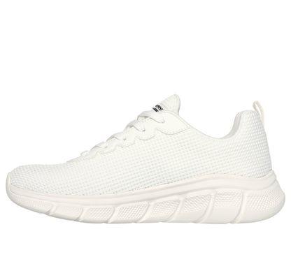 Scarpe skechers bobs b flex - visionary essence - 117346-w bianco