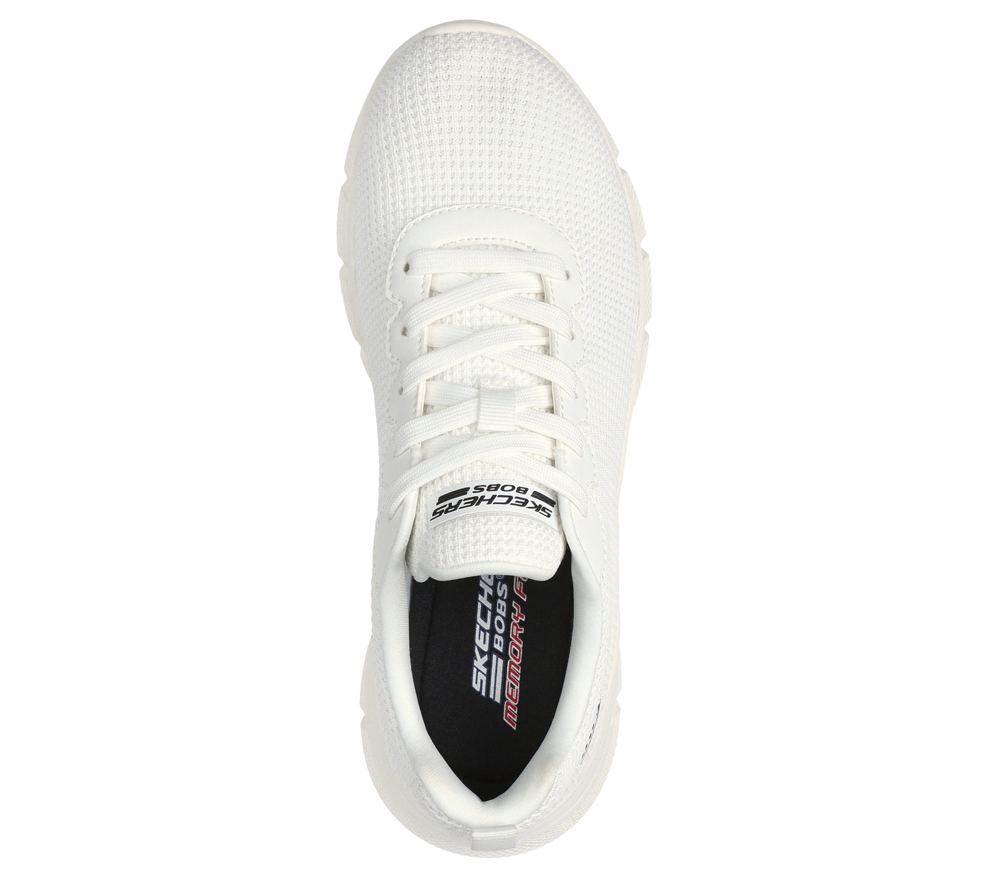 Scarpe skechers bobs b flex - visionary essence - 117346-w bianco