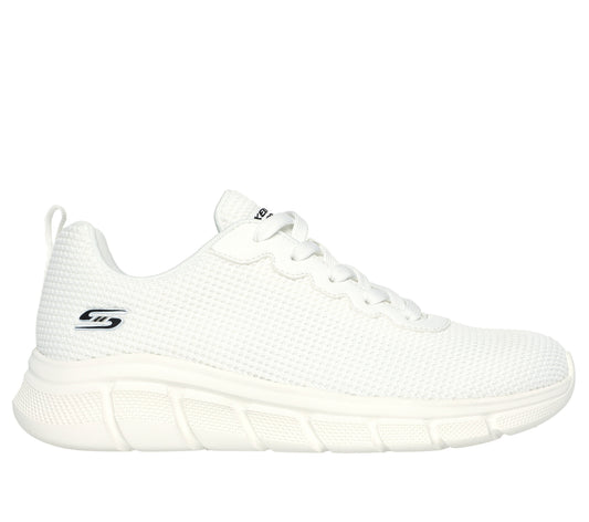 Scarpe skechers bobs b flex - visionary essence - 117346-w bianco