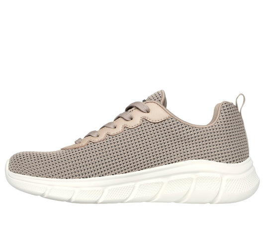 Scarpe skechers bobs b flex - visionary essence - 117346-tan beige