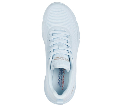 Scarpe skechers bobs b flex hi - flying hi - 117385-ltbl celeste