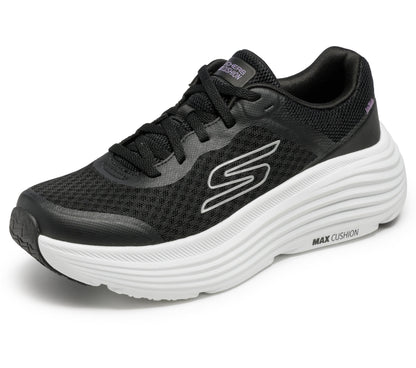Scarpe skechers max cushioning endeavour - ca - 129470-bkw nero bianco