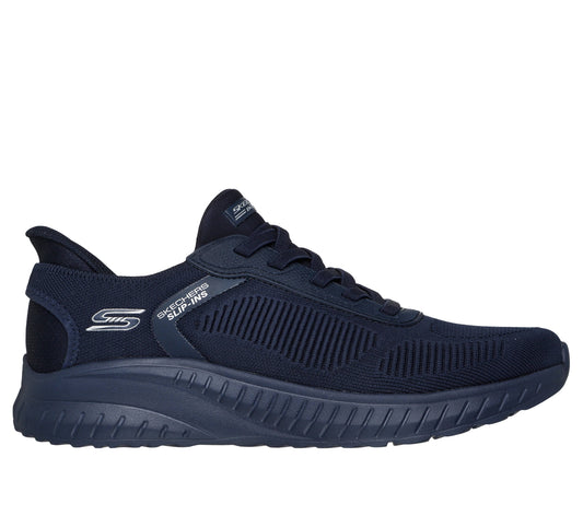 Scarpe skechers bobs squad chaos - solid step - 118312-dknv blu navy
