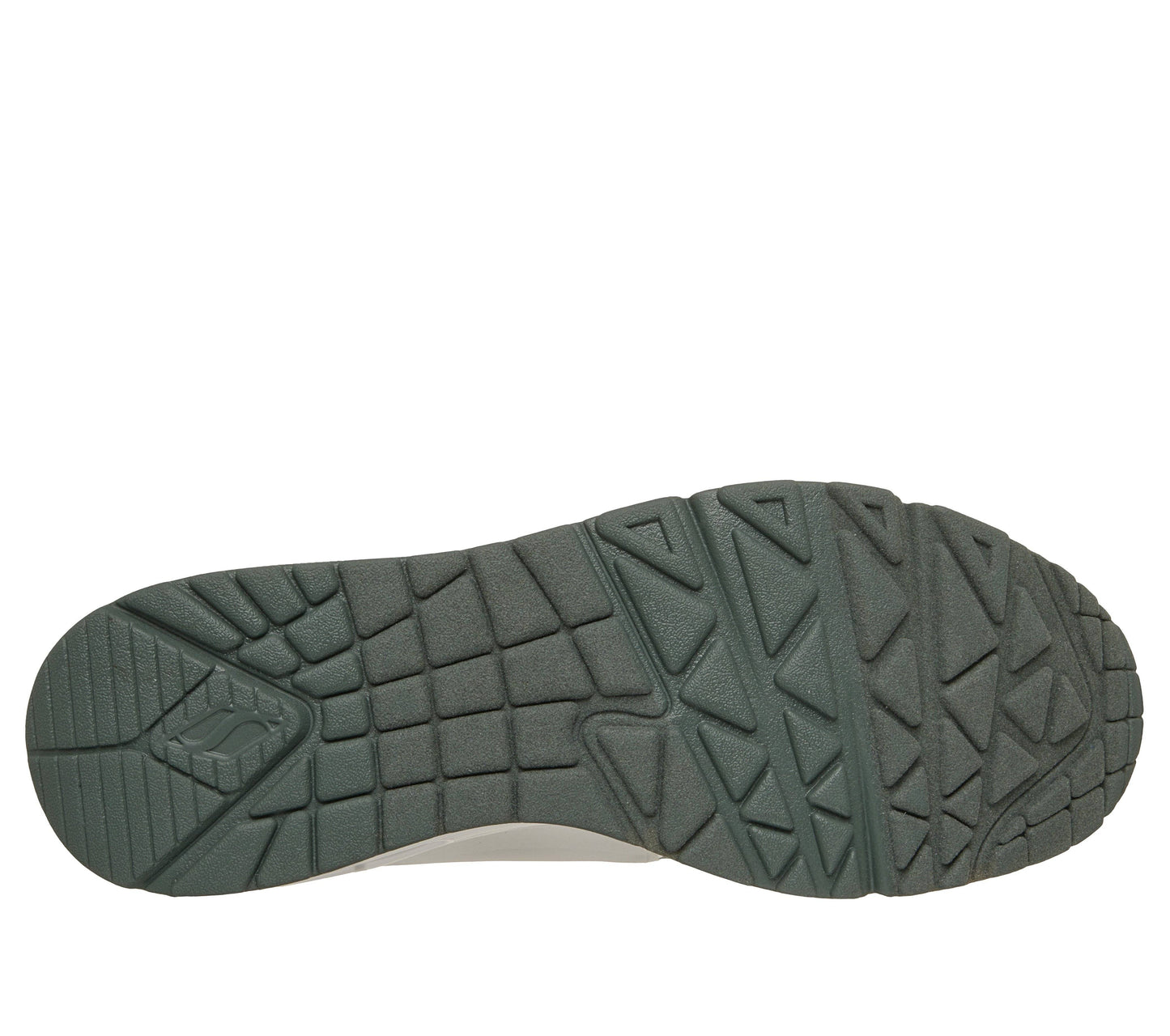 Scarpe skechers uno - suited on air - 183004-wgrn bianco verde