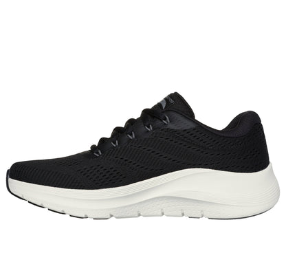 Scarpe skechers arch fit 2.0 - 232700-bkw nero bianco