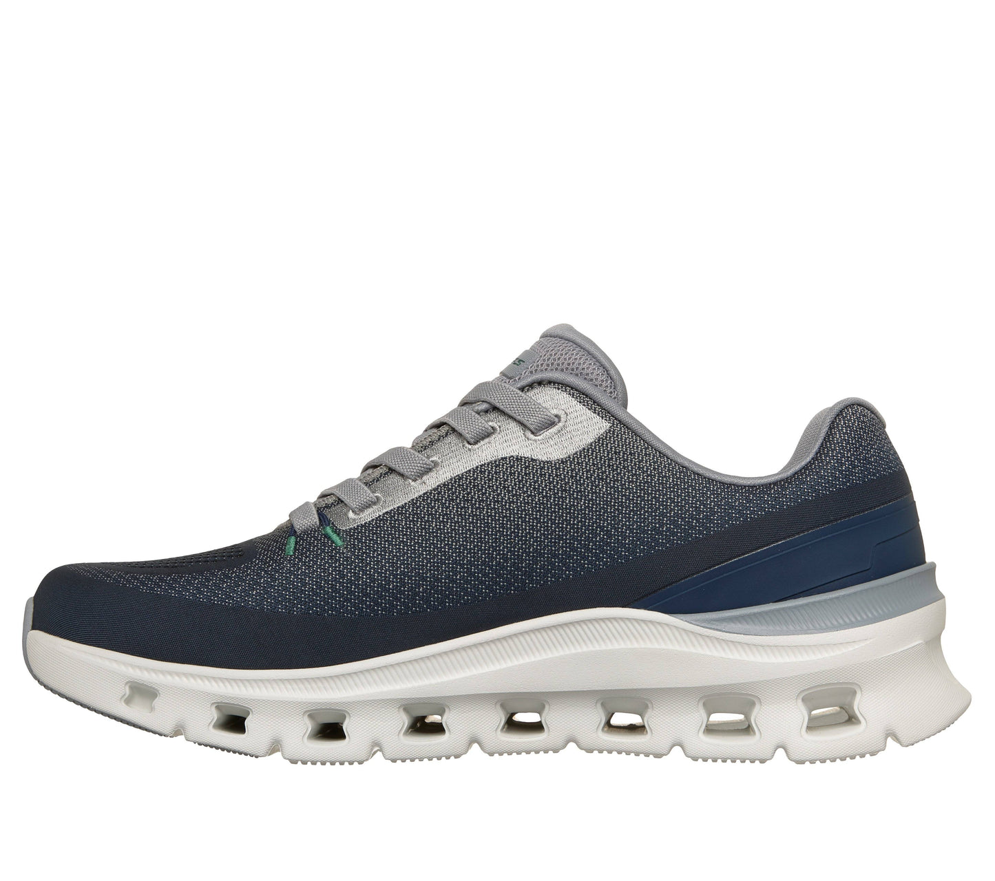 Scarpe skechers glide-step pro - waverra - 233132-nvgy blu grigio