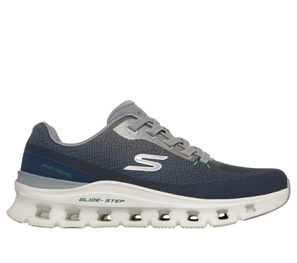 Scarpe skechers glide-step pro - waverra - 233132-nvgy blu grigio