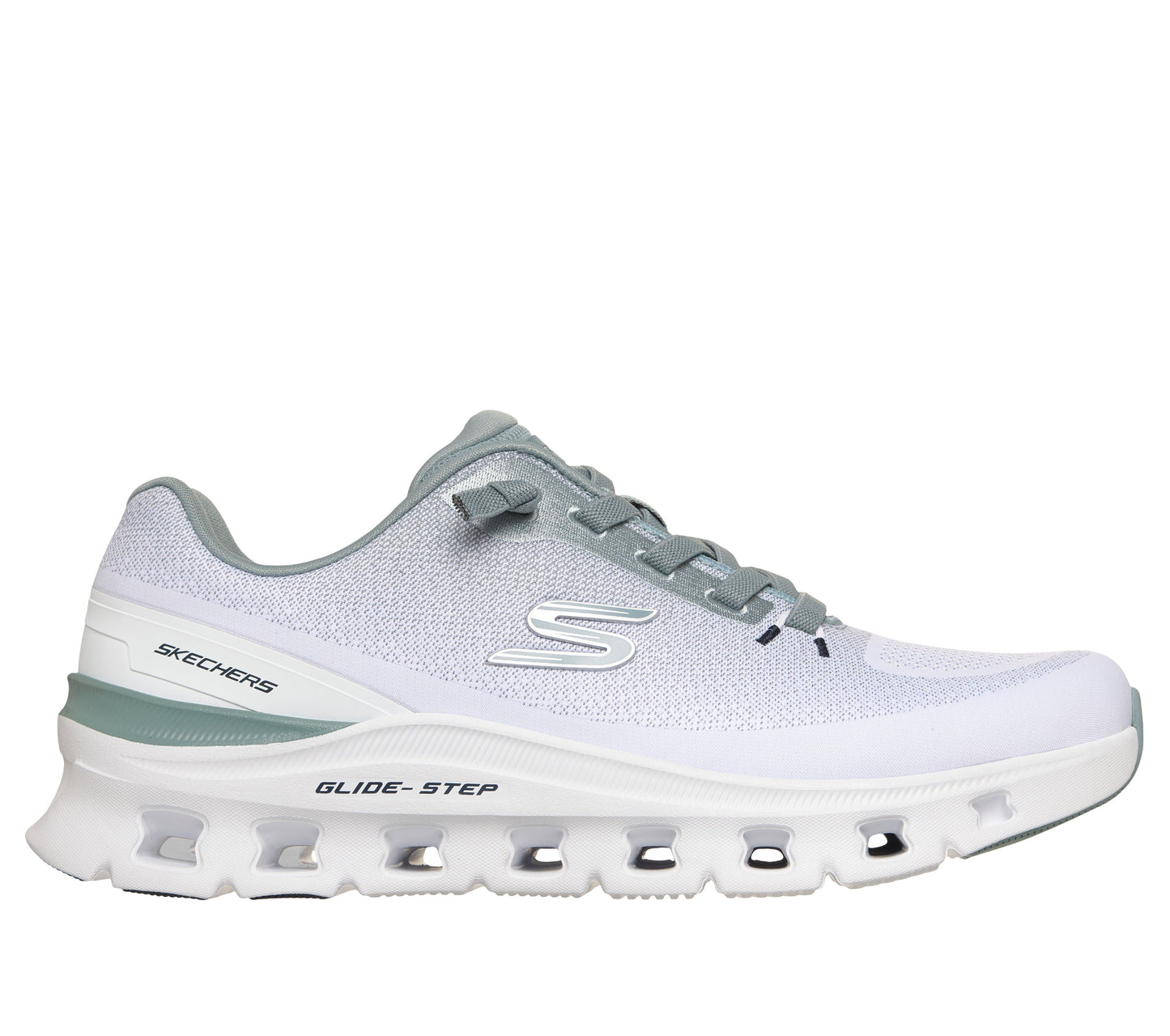 Scarpe skechers glide-step pro - waverra - 233132-wlb bianco blu
