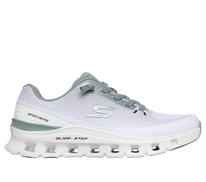 Scarpe skechers glide-step pro - waverra - 233132-wlb bianco blu