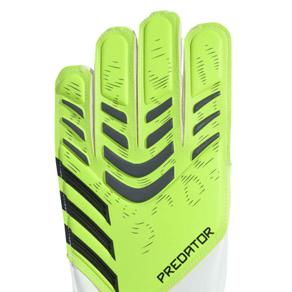 Guanti da portiere adidas pred gl trn j - jn5362 lime bianco