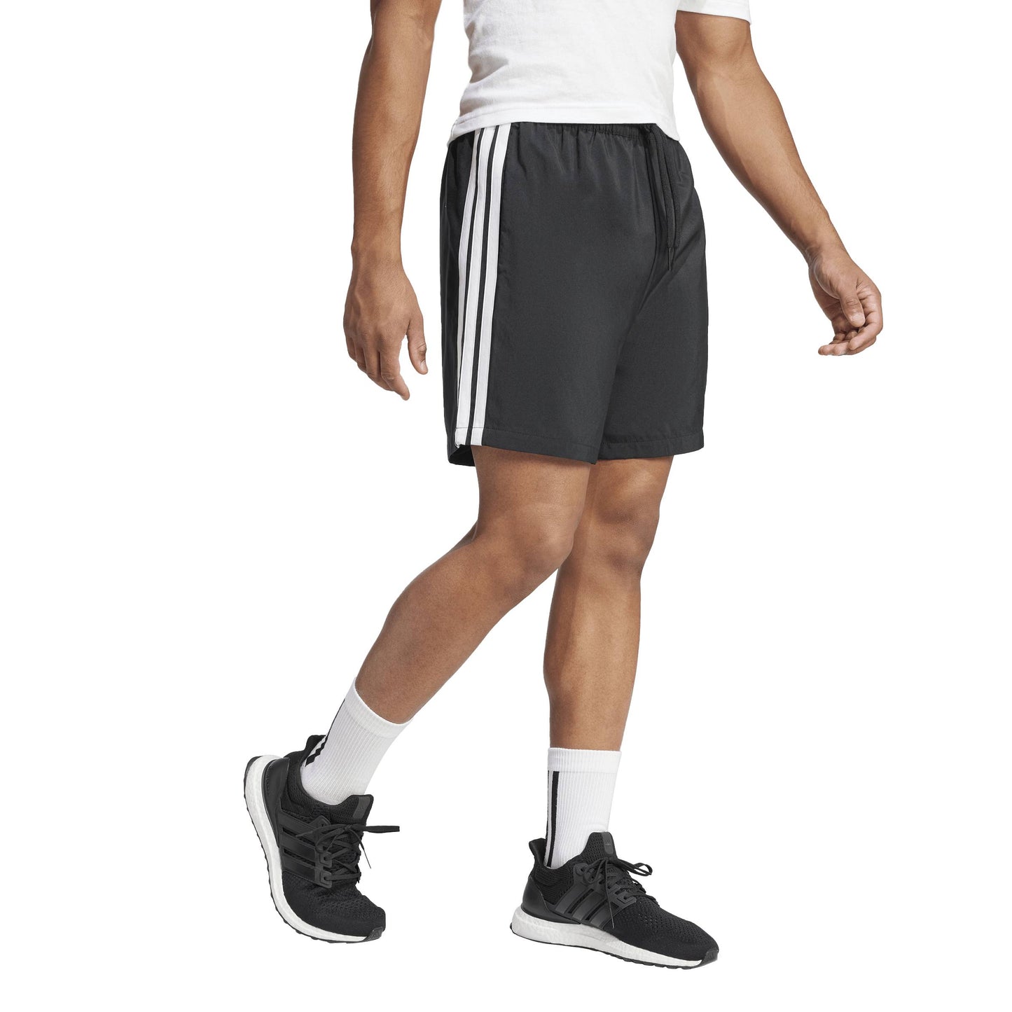 Pantaloncini adidas m 3s chelsea - je6436 nero bianco