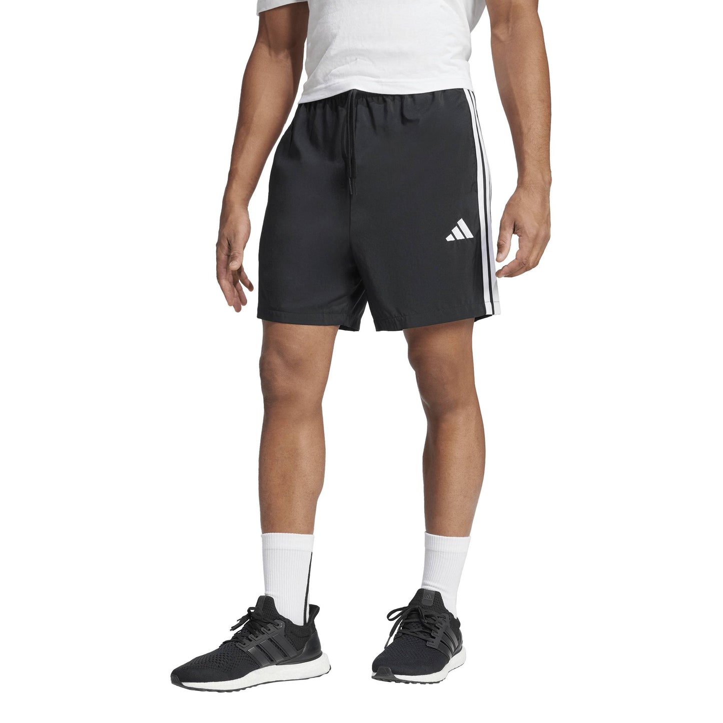 Pantaloncini adidas m 3s chelsea - je6436 nero bianco