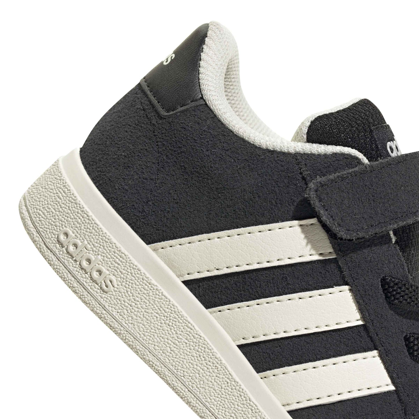 Scarpe adidas grandcourt 00s el i - jr0779 nero bianco