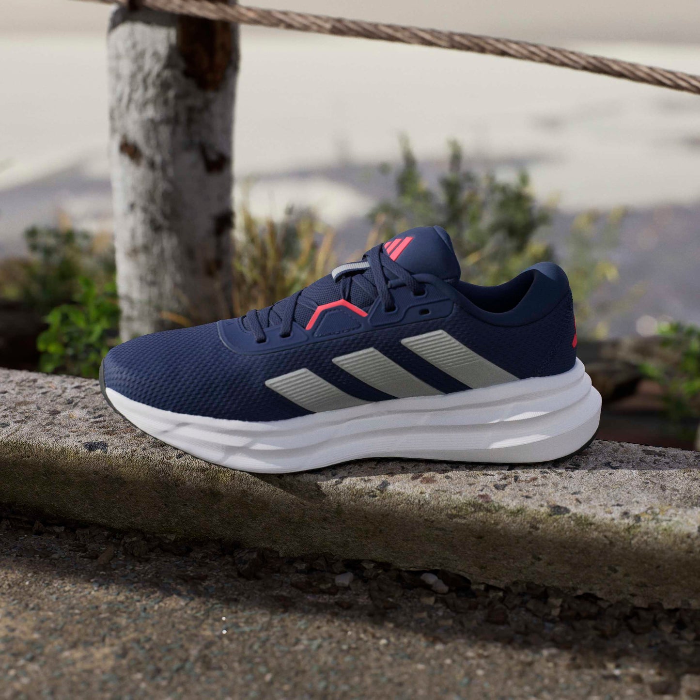 Scarpe adidas galaxy 7m - jr4944 blu argento