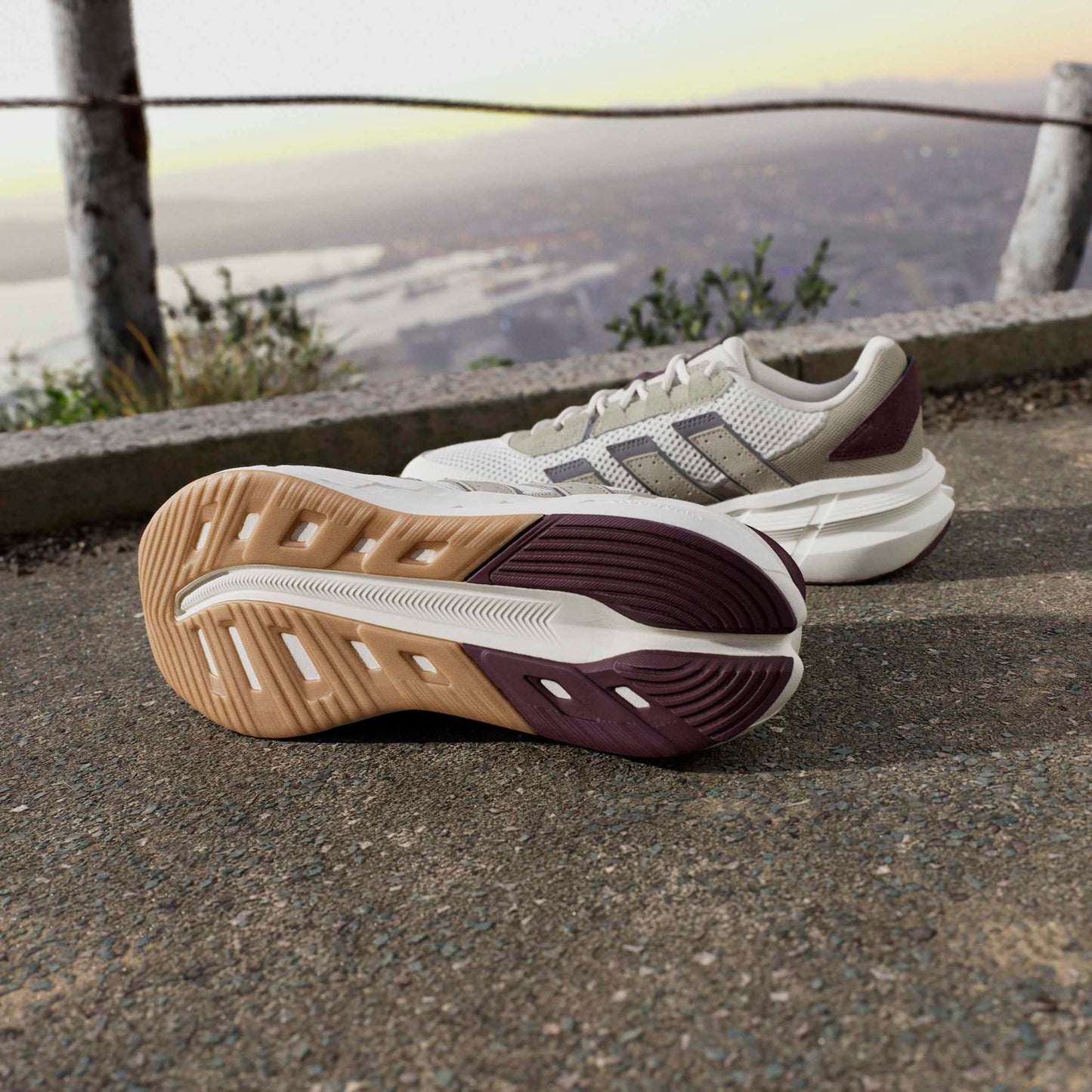 Scarpe adidas astrastar - jp5939 bianco fango bordeaux