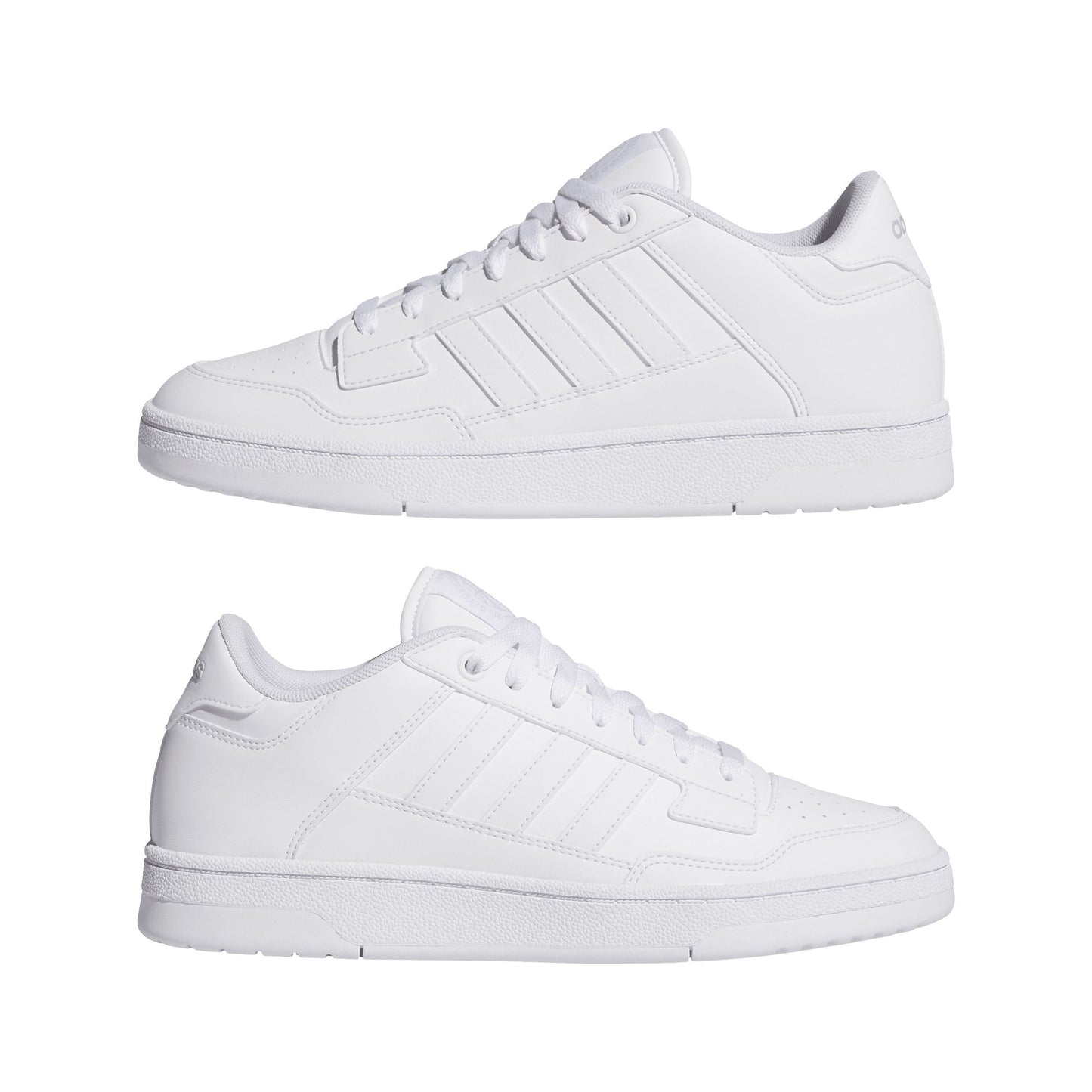 Scarpe adidas rapid court low - js2223 bianco