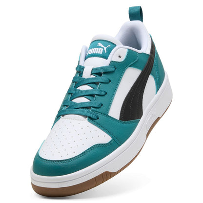 Scarpe puma rebound v6 low - 392328-60 bianco verde gum