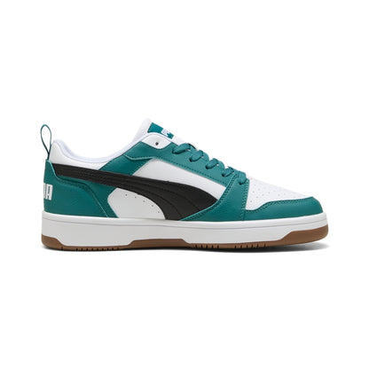 Scarpe puma rebound v6 low - 392328-60 bianco verde gum