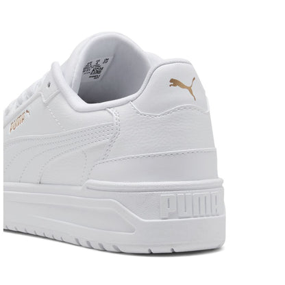 Scarpe puma shuffle downtown lo jr - 403739-01 bianco oro