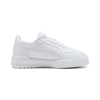Scarpe puma shuffle downtown lo jr - 403739-01 bianco oro