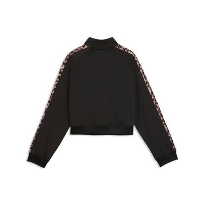 Giacca puma t7 animal track jacket - 635369-01 nero leopardato
