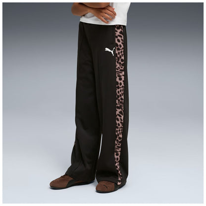 Pantaloni puma t7 animal track pants - 635371-01 nero leopardato