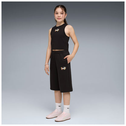 Bermudoni puma mid90s relaxed long shorts tr g - 691732-01 nero fiori