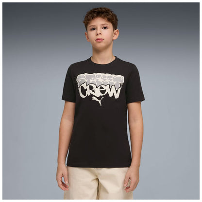 T-shirt puma street crew graphic tee - 691743-01 nero panna