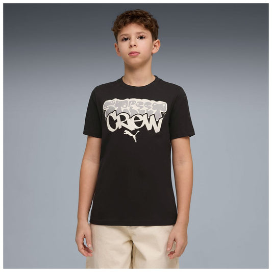 T-shirt puma street crew graphic tee - 691743-01 nero panna