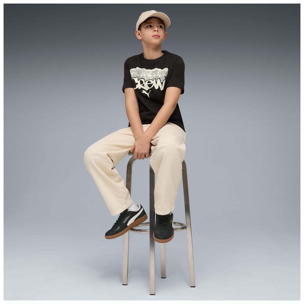 T-shirt puma street crew graphic tee - 691743-01 nero panna