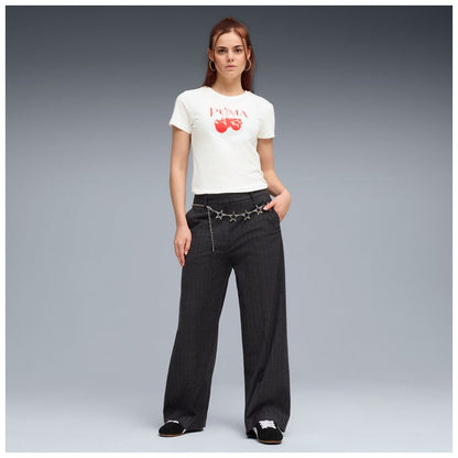 T-shirt puma graphics cherry tee - 691911-02 bianco ciliegie