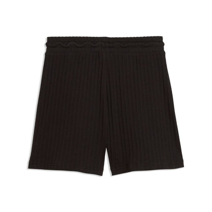 Pantaloncini puma her high-waist shorts - 692390-01 nero