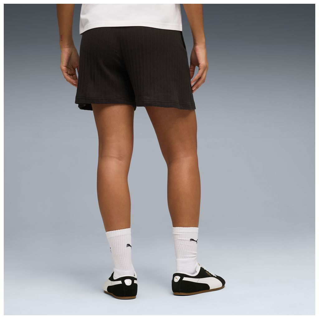 Pantaloncini puma her high-waist shorts - 692390-01 nero