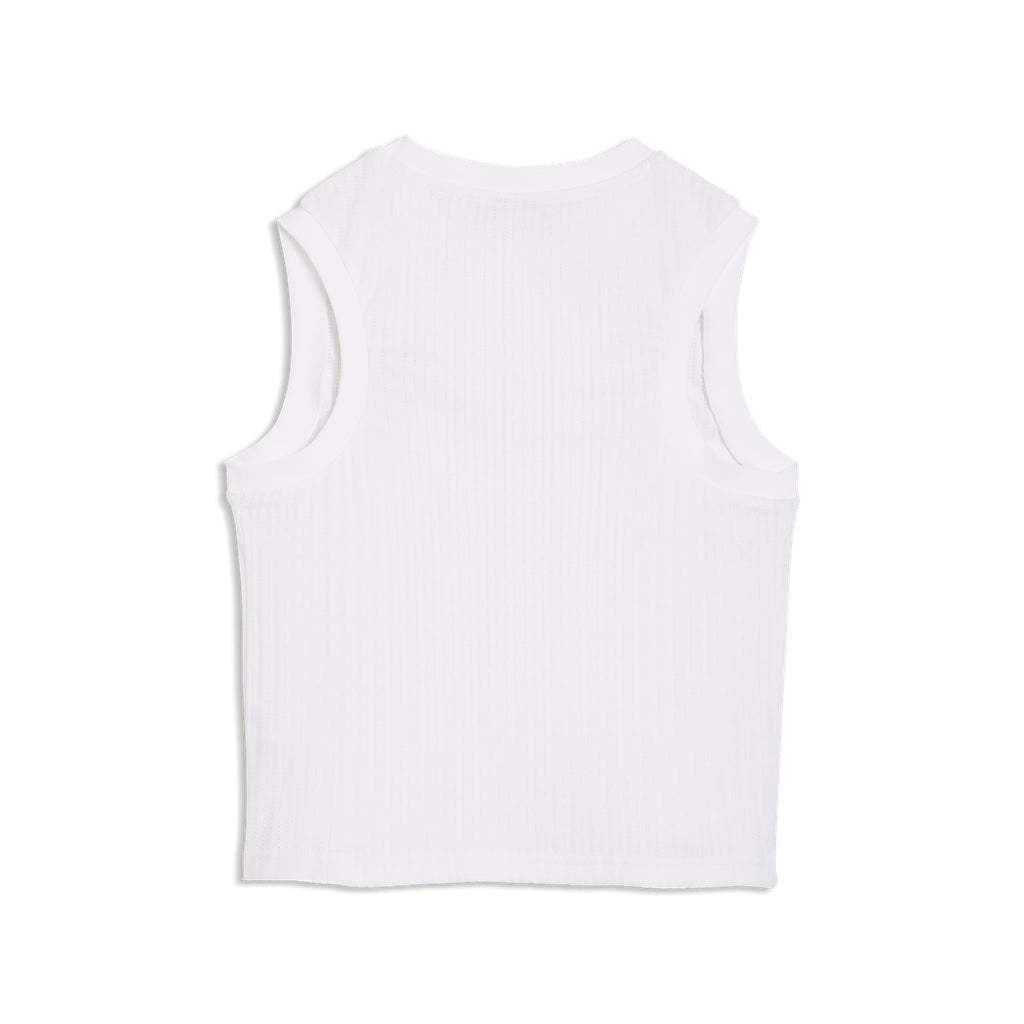 Canotta puma her tank - 691893-02 bianco panna