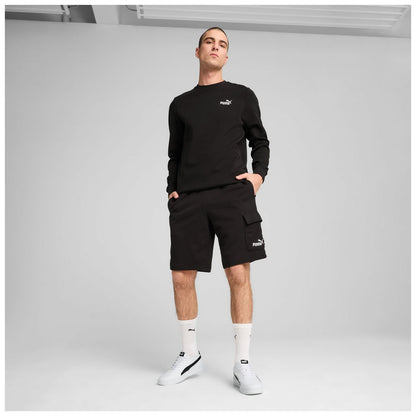 Pantaloncini puma ess no. 1 logo cargo shorts 10” tr - 682662-01 nero