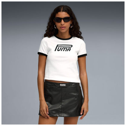 T-shirt puma future.puma.archive graphic slim tee - 632122-02 bianco