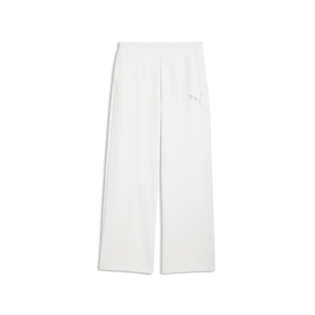 Pantaloni puma ess graphic bedazzled pants - 634567-02 bianco