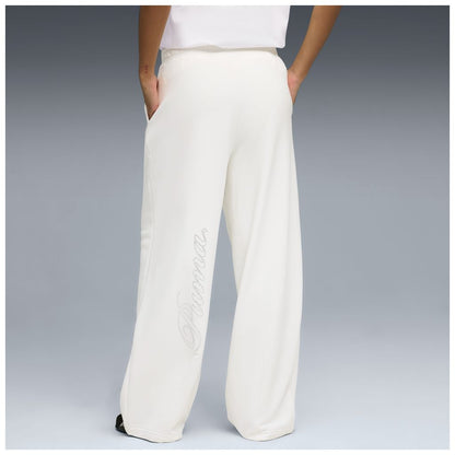 Pantaloni puma ess graphic bedazzled pants - 634567-02 bianco